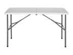 Table Pliante 122cm Rectangulaire Blanc Catering O91 QEHE13553