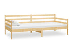 Lit avec matelas 90x200 Bois de pin massif 16 CLKM94056