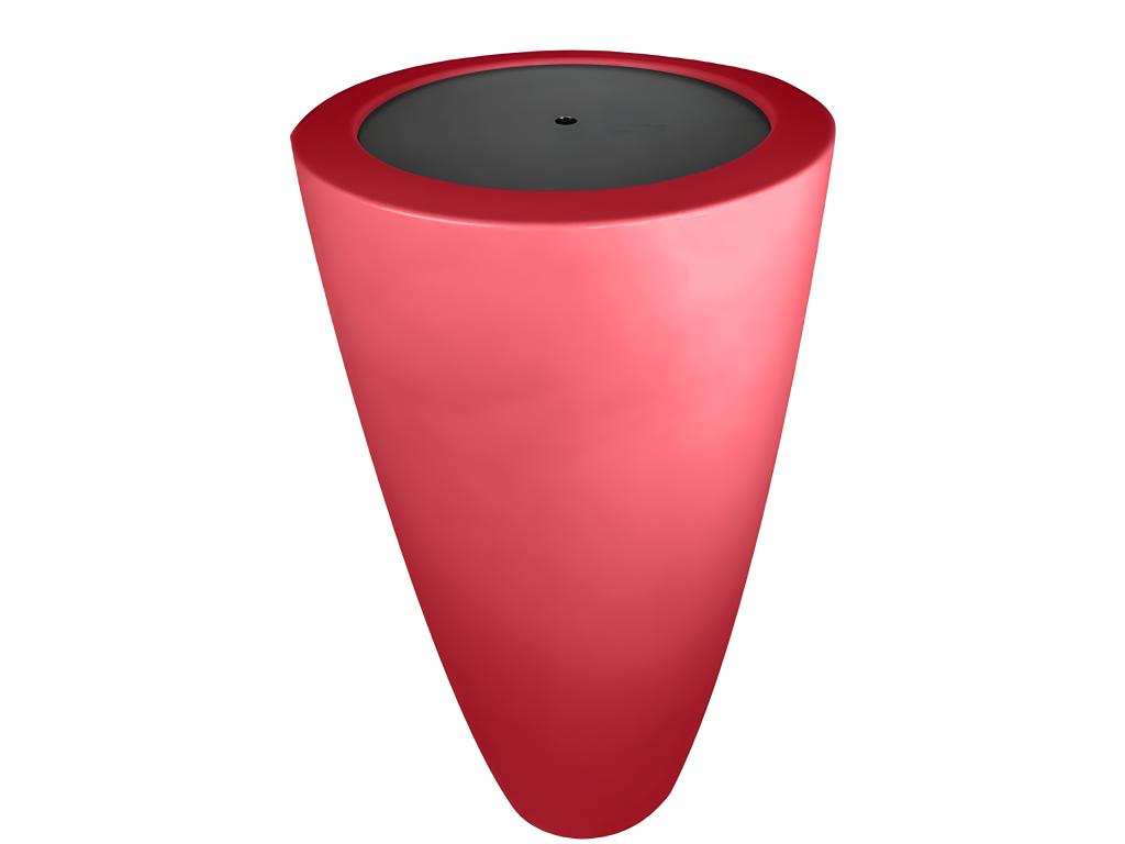 Pot Conique 3 En 1pot De Fleurs- Mange Debout-seau A Champagne Dessus Inox UBXF85392