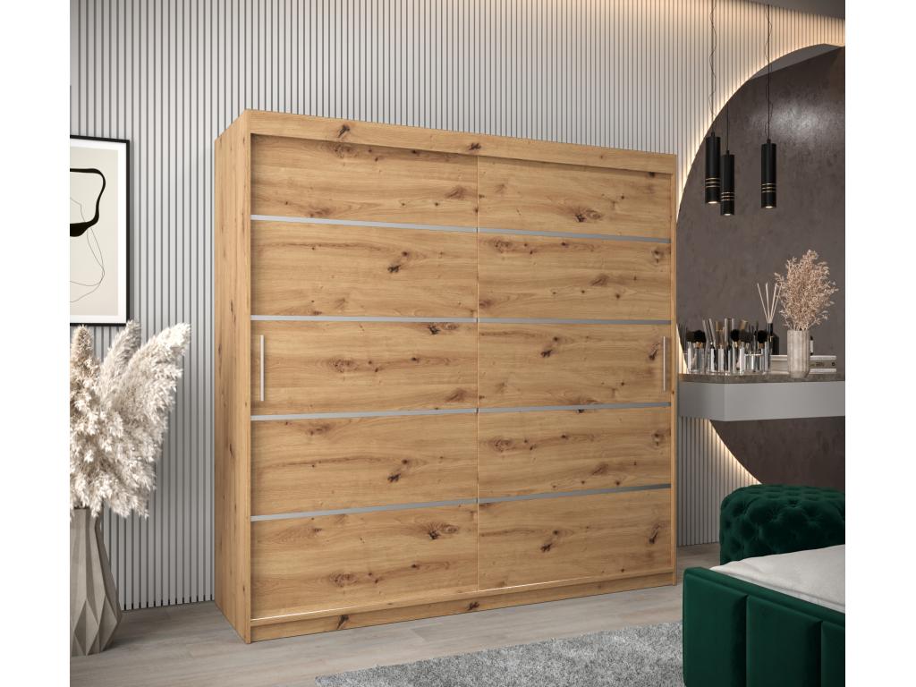 ARMOIRE Domopure 1 À PORTES COULISSANTES 200/200/62 2 Portes Domopure BVMA01290