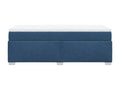 Sommier à Domopure de lit avec matelas Bleu 80x200 cm Tissu JHLL89598