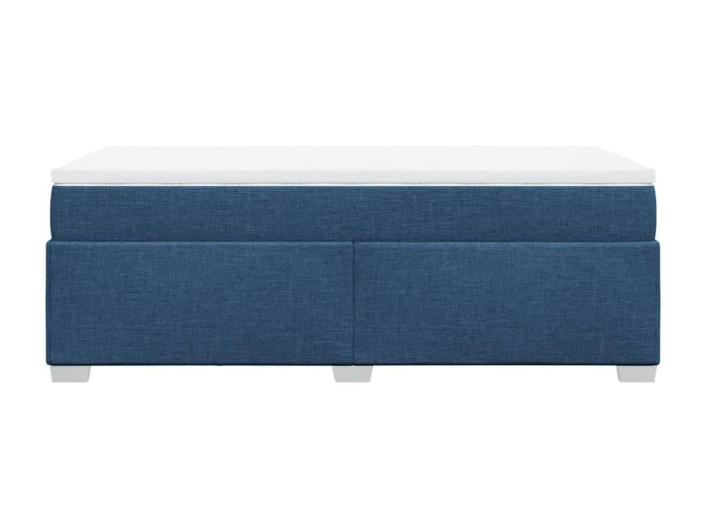 Sommier à Domopure de lit avec matelas Bleu 80x200 cm Tissu JHLL89598