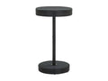 Table de jardin Noir 60.5x106 Résine tressée SGRO67450