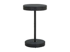 Table de jardin Noir 60.5x106 Résine tressée SGRO67450
