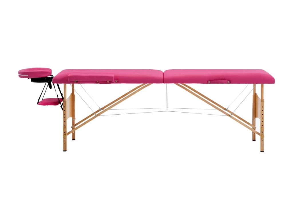 Table de massage pliable bois marron 191x70x59 cm 02 0001817 QRNR08726