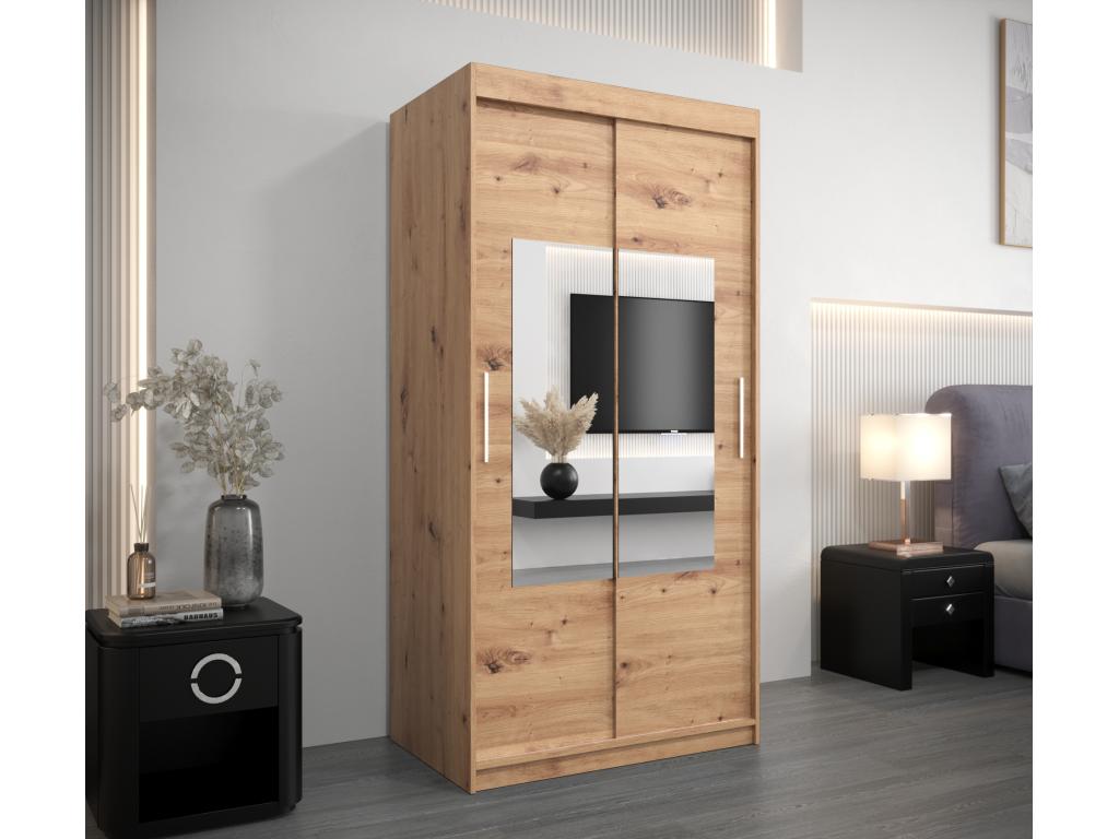 Armoire Chicyla À Portes Coulissantes 200/100/62 2 portes Chicyla AWKR84933