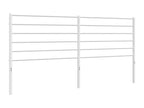 Tête de lit métal blanc 193 cm XBGH62084