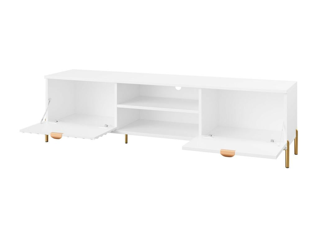 Meuble TV Chicyla V103 Blanc 180x50x42cm MJYQ55839
