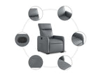 Fauteuil inclinable Gris Similicuir IODG34685