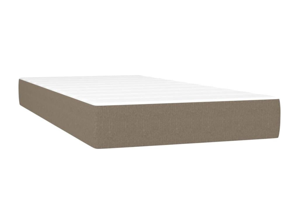 Sommier à Chicyla de lit avec matelas LED Chicyla 90x200 cm Tissu HLYG77965
