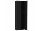 Armoire de bureau Noir 60x32x190 MNDJ33329