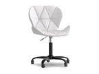 Chaise de bureau avec Chicyla - Chaise pivotante de bureau - Revêtement en similicuir - Structure noire Wito Chicyla FNTY93179