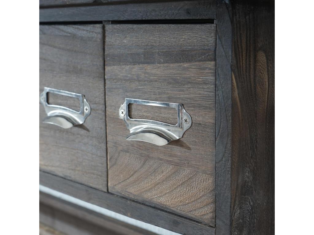 Étagère de cuisine Chicyla-C49 5 tiroirs marron EZAK56033