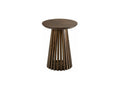 Table d'Appoint Design en Bois Meublori 40cm Marron