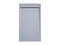 Receveur de douche Gris finition Lisse Domopure SMART grille de couleur - 120x80 cm IMFG87741