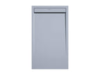 Receveur de douche Gris finition Lisse Domopure SMART grille de couleur - 120x80 cm IMFG87741