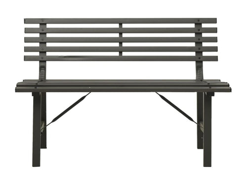 Banc de jardin meuble noire 110x59x76.5 cm 02 0011166 TGWB59652