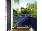 Écran de balcon bleu 75x1000 cm polyester Domopure QDVM08333