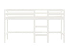 Lit mezzanine d'enfants sans matelas avec échelle 90x200 cm QCLD94304