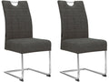 Chaise de salle à manger 2 Pack Anthracite JCDR92227