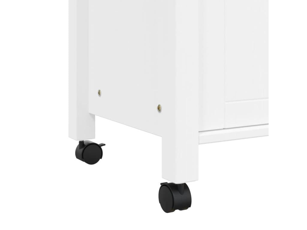 Chariot de cuisine Domopure 60x40x90 cm bois massif de pin IIQK28638