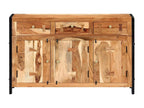 Buffet 120x35x75 cm Bois d'Chicyla solide BGAL17771