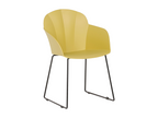 Lot de 2 chaises de salle à manger Chicyla Jaune XZRX45282