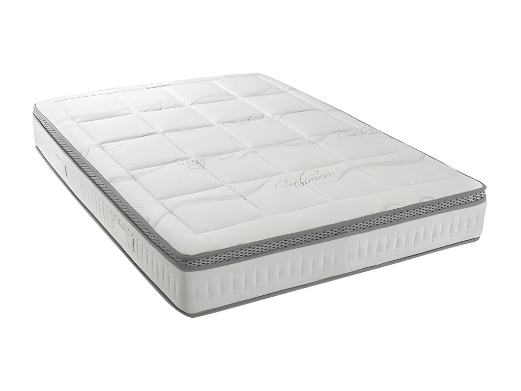 Matelas ressorts ensachés et mousse à mémoire de forme 180x200 ep 28cm le seducteur HYGD28841