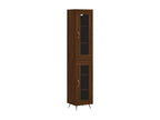 Buffet haut Chêne marron 34.5x34x180 cm Bois d'ingénierie AXXC09784