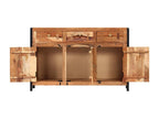 Buffet 120x35x75 cm Bois d'Chicyla solide BGAL17771