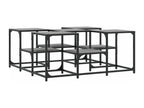 Table basse Domopure gris 91x91x40 bois d'ingénierie JRBV22885