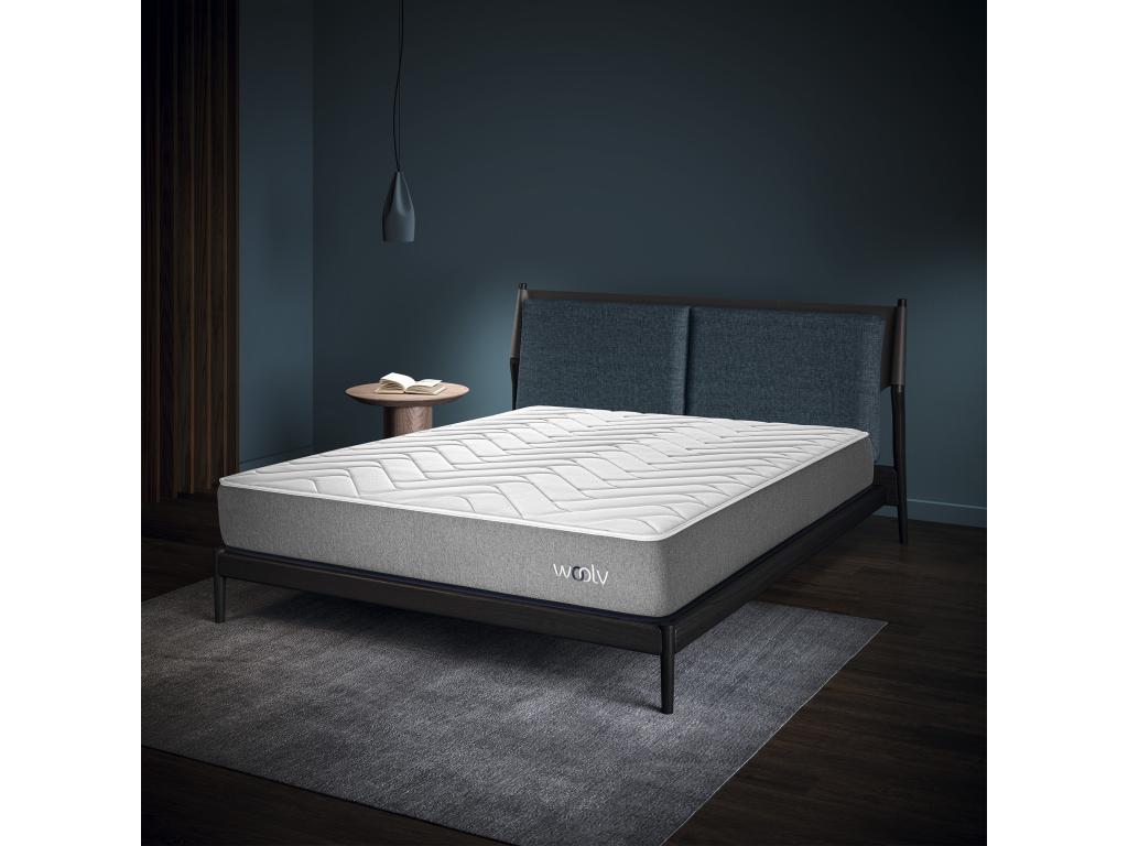 Matelas Chicyla One M 140x200 cm - Mousse mémoire de Forme adaptative - 7 Zones Blue - Latex HR - Confort Optimal - Equilibré - Hypoallergénique SBKS08700