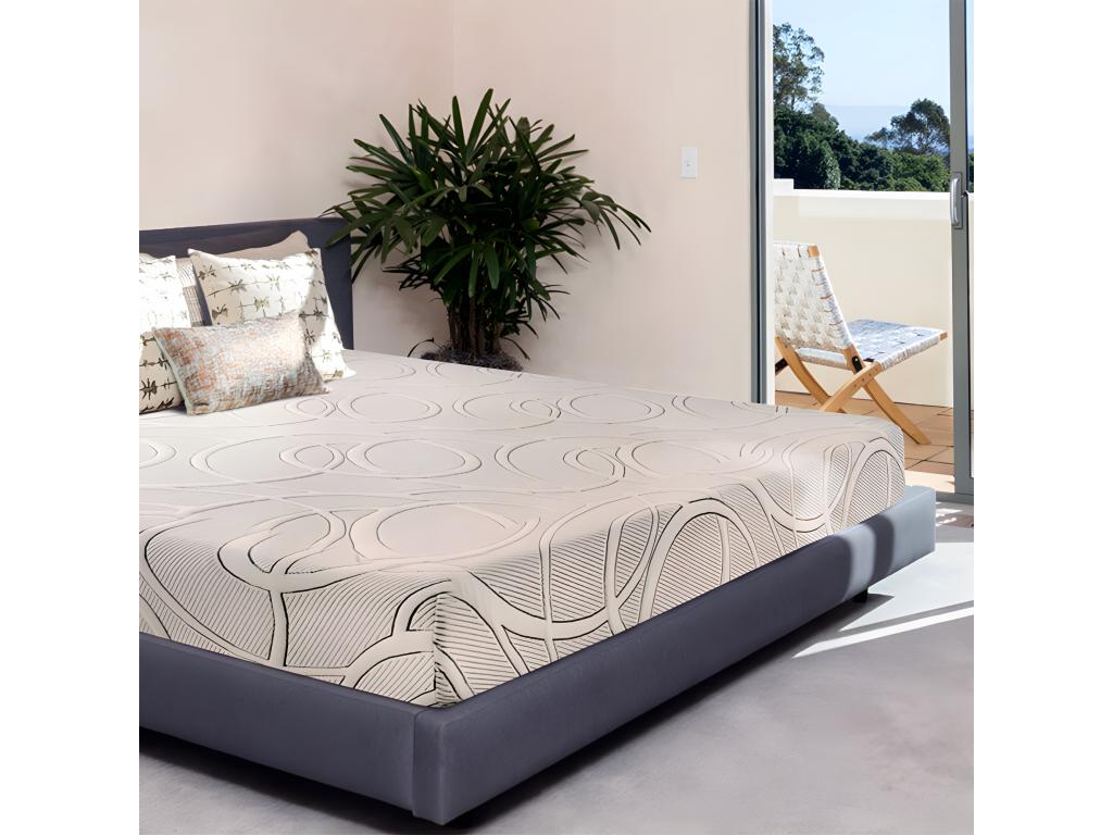 Matelas mousse à mémoire de forme 90x190 7 zones de confort l'adulateur BZFW10777