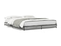 Cadre de lit sans matelas Domopure gris 150x200 cm KPDT48041