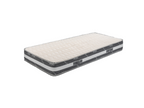 Matelas 90x200x22 cm Oreiller Mémoire Alèse - Ferme - Face Hiver Laine - Domopure rembourrage polesther - âme 10 DSMB73578