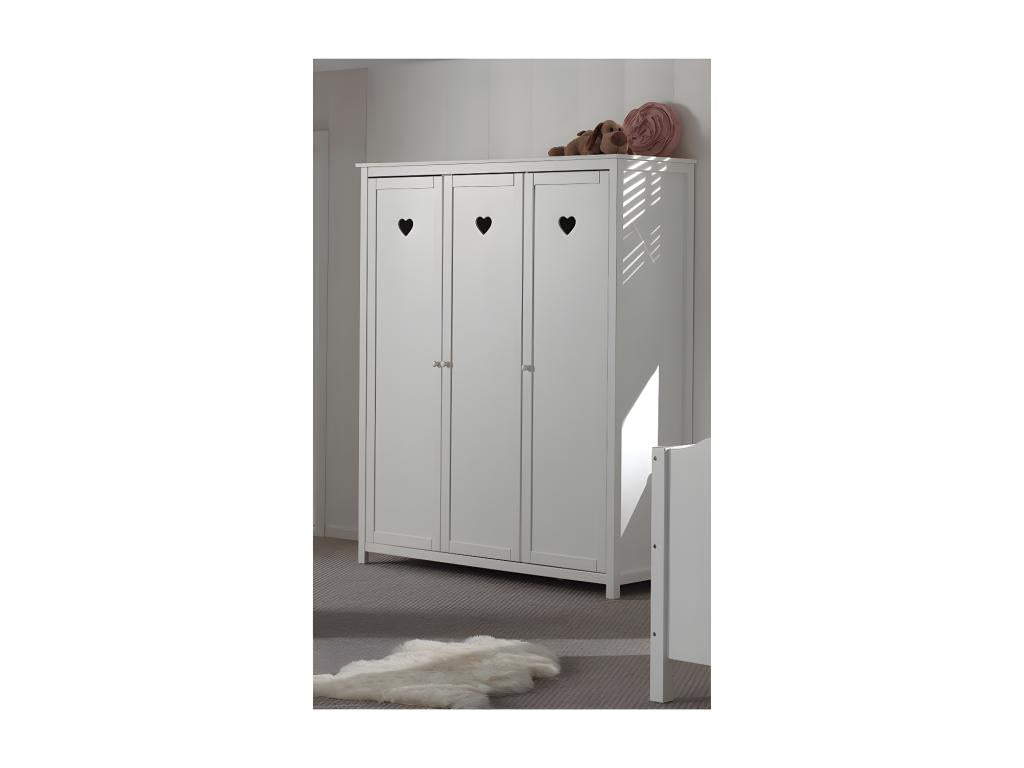 Armoire 3 Portes Amori 190cm Blanc FAXV88948
